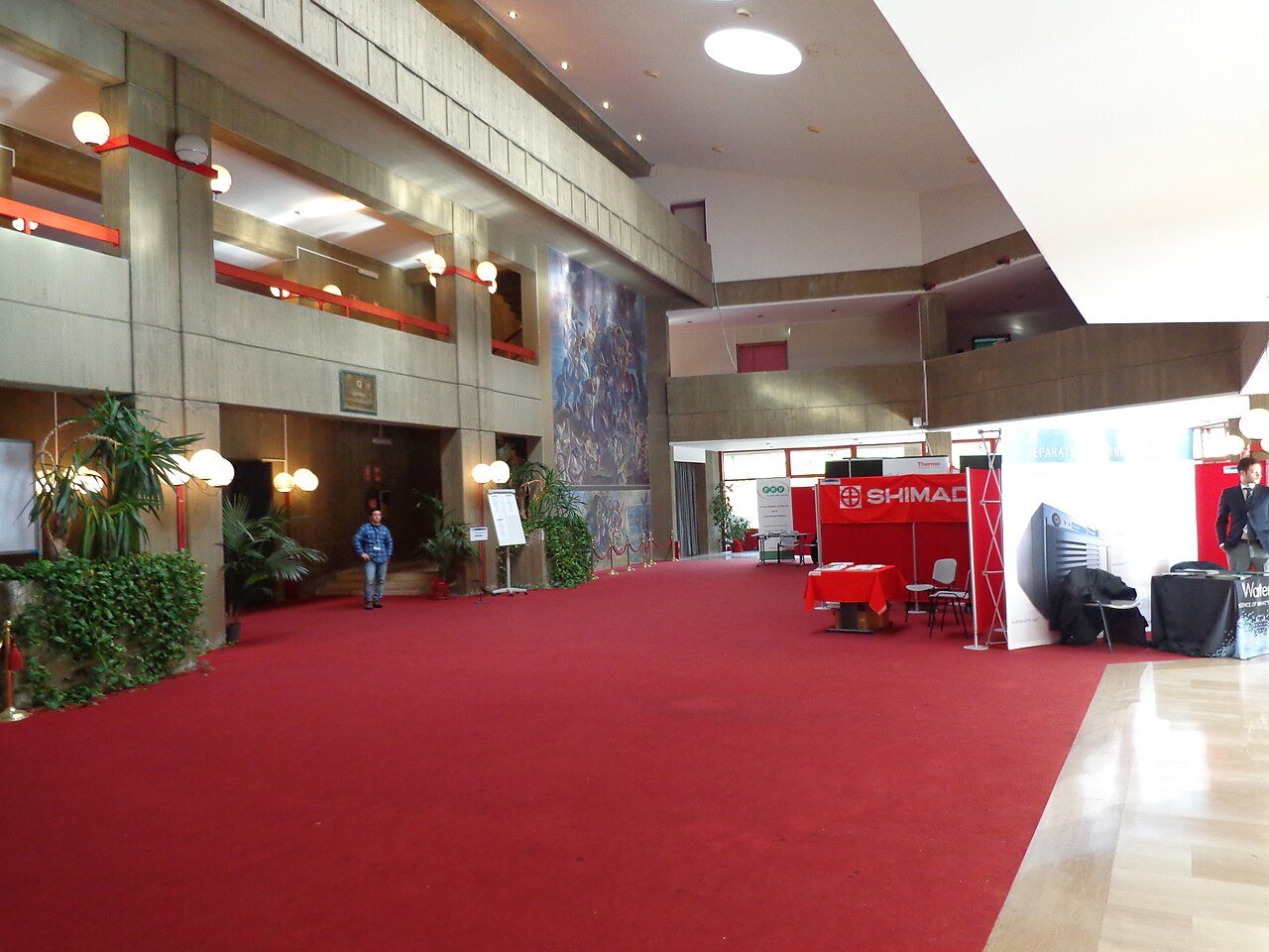 Messina Üniversitesi binasının giriş holü